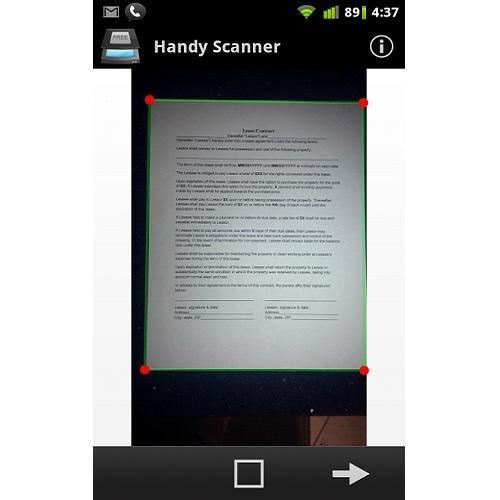 Cómo escanear documentos en Android - Paso 4