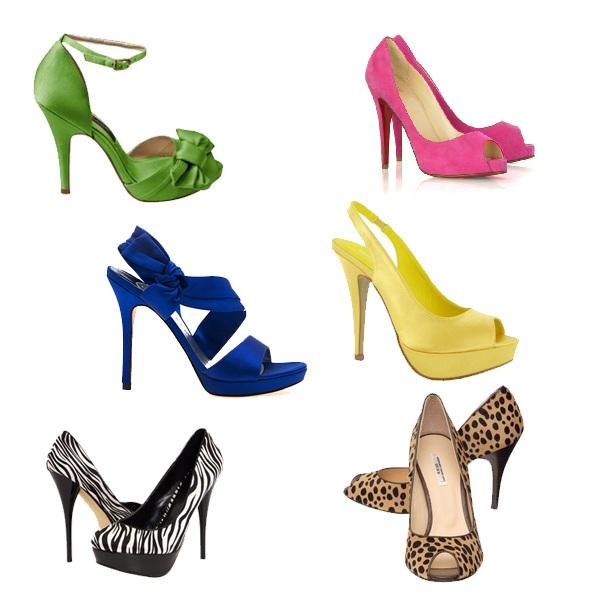 Qué zapatos combinar con un vestido color nude - Contraste total