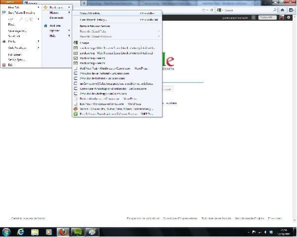 Cómo saber que webs ha visitado mi hijo en Mozilla - Paso 2