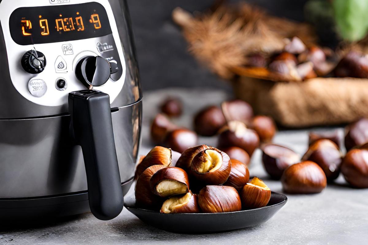 Cómo hacer castañas asadas en freidora de aire