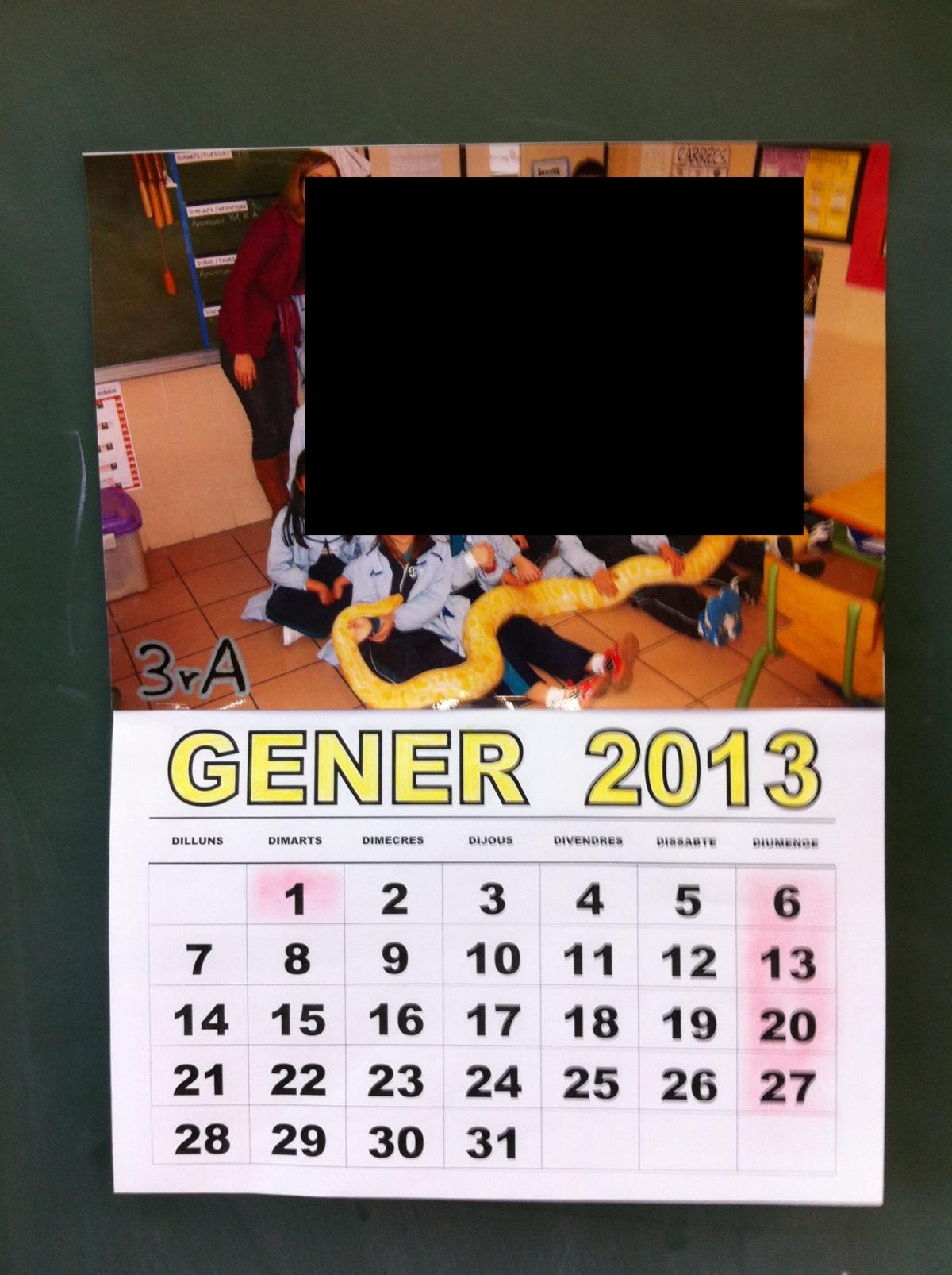 Cómo hacer un calendario para colgar