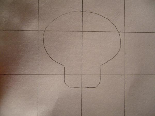 Cómo dibujar una calavera - Paso 2