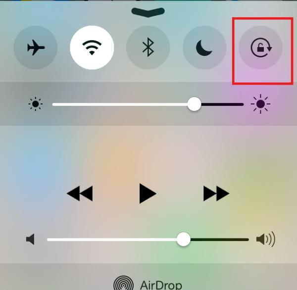 Cómo activar el giro de pantalla en iPhone - Paso 2