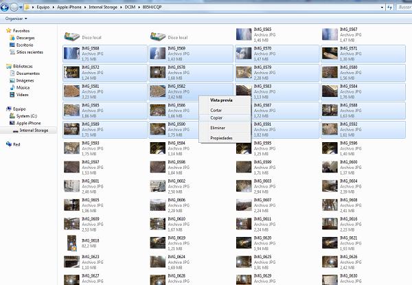 Cómo descargar fotos del iPhone - Paso 3