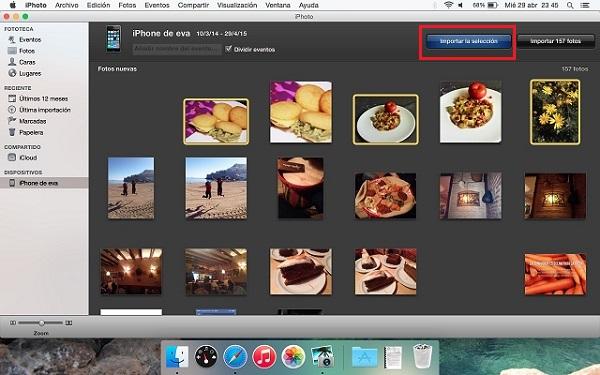 Cómo descargar fotos del iPhone - Paso 4