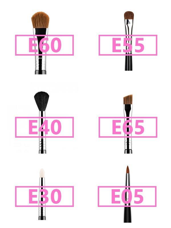 Cómo usar los pinceles Sigma - Pinceles para los ojos 