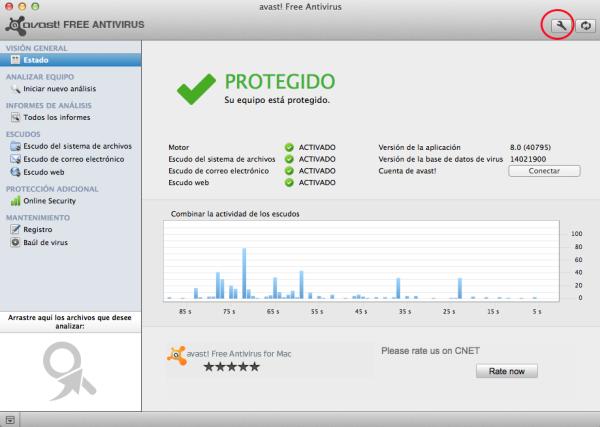 Cómo desactivar Avast en Mac - Paso 1