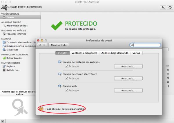 Cómo desactivar Avast en Mac - Paso 2