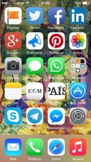 Cómo hacer carpetas en iPhone - Paso 1