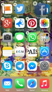 Cómo hacer carpetas en iPhone - Paso 2