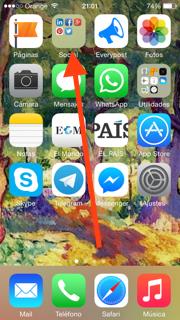 Cómo hacer carpetas en iPhone - Paso 5