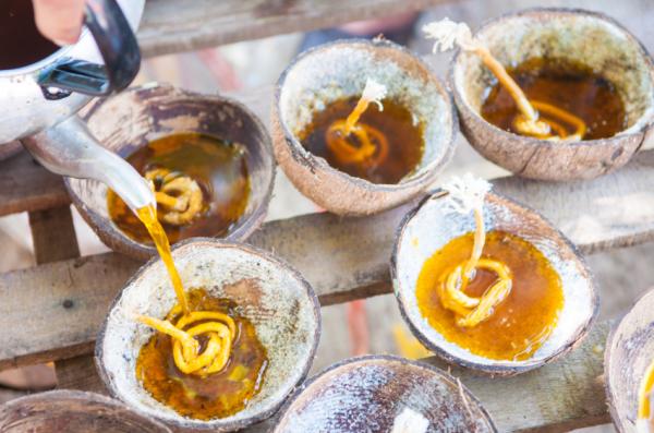 Cómo hacer velas aromáticas para Navidad - Paso 1