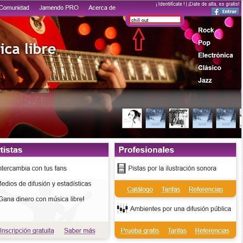Cómo descargar música en Jamendo - Paso 1