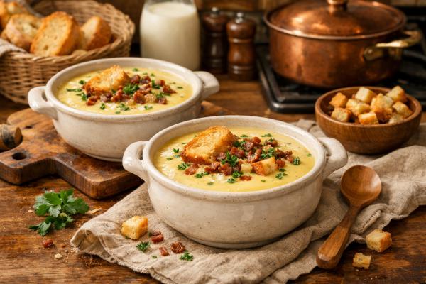 Cómo hacer crema bretona con alubias blancas: receta deliciosa