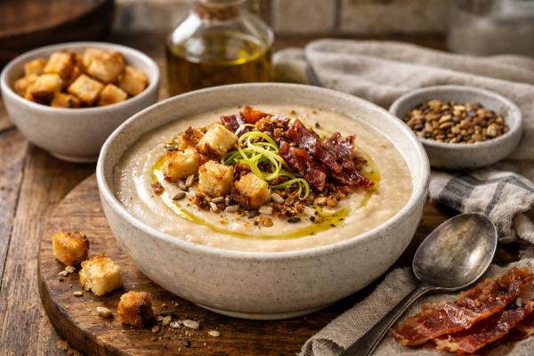 Cómo hacer crema bretona con alubias blancas: receta deliciosa - Paso 10