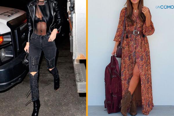 Ideas de outfits para conciertos - Look bohemio chic