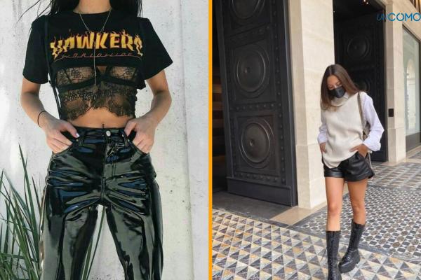 Ideas de outfits para conciertos - Shorts y botas altas