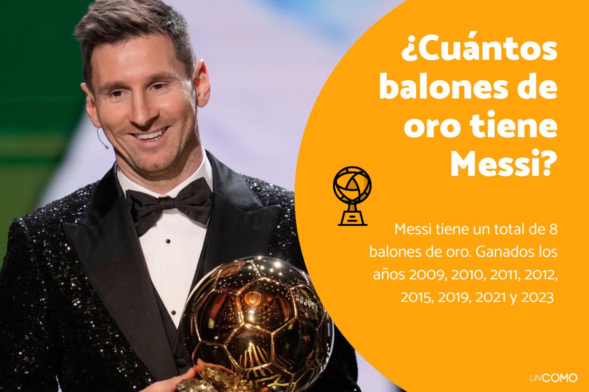 ¿Cuántos balones de oro tiene Messi? Descubre cuántos ganó