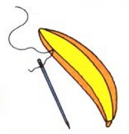 Cómo hacer el truco del plátano en rodajas - Paso 3