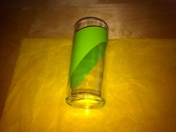 Cómo hacer un farolillo de Navidad - Paso 2