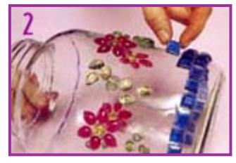 Cómo hacer frascos con piedras - Paso 2