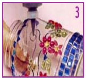 Cómo hacer frascos con piedras - Paso 3