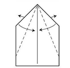 Cómo hacer un avión de papel Canard - Paso 2