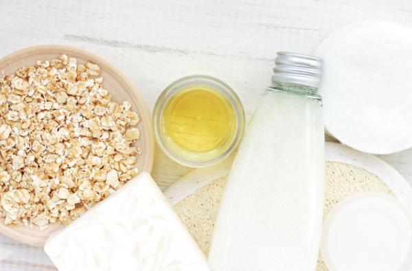 Mascarilla de avena y leche - Mascarilla de avena, leche y miel