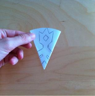 Cómo hacer un copo de nieve de ocho puntas de papel - Paso 7