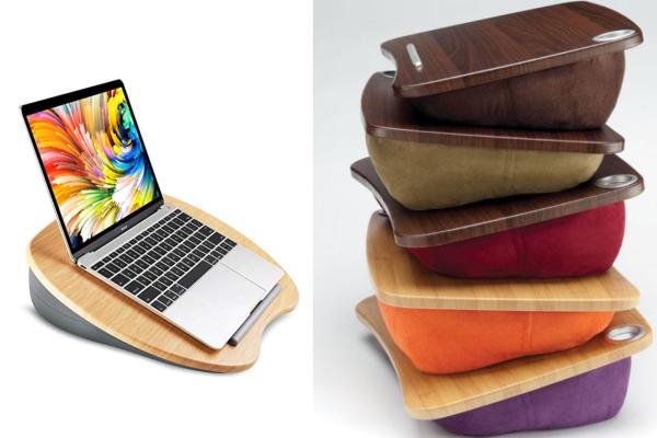 Regalos para el amigo invisible hechos a mano - Soporte con cojín para la cama o el sofá