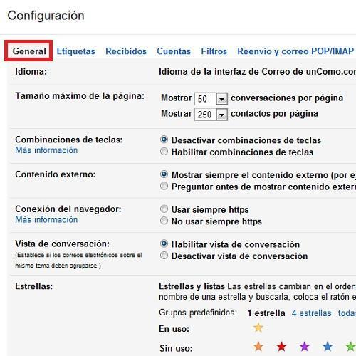 Cómo crear una respuesta automática en GMail - Paso 2