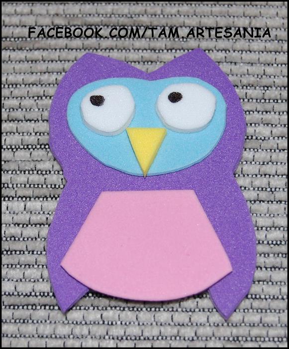 Cómo hacer broches con goma eva - Animales