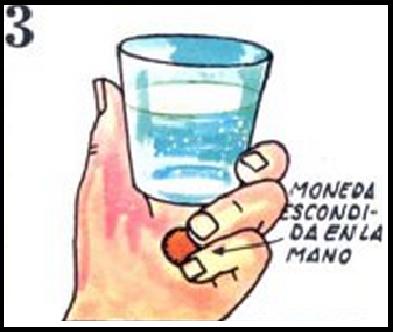 Cómo hacer el truco de la moneda que se disuelve - Paso 7