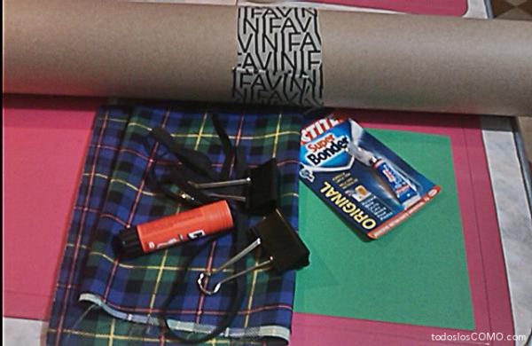 Cómo hacer un Moleskine - Paso 1