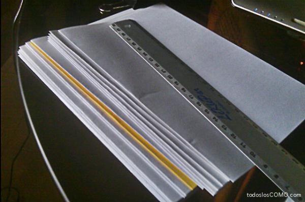 Cómo hacer un Moleskine - Paso 2