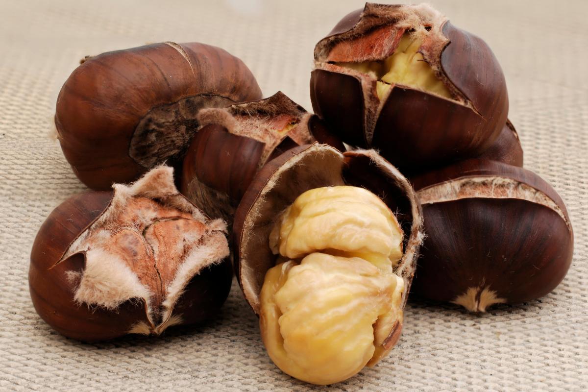 Cómo pelar castañas