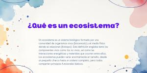 Tipos de ecosistemas y características principales