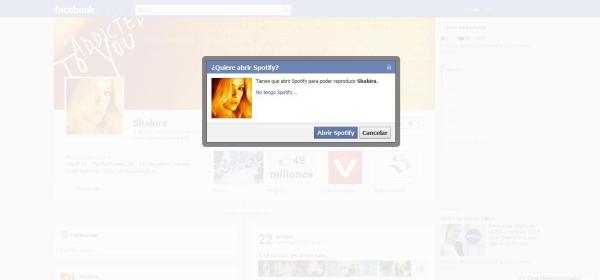 Cómo puedo escuchar música desde Facebook - Paso 2