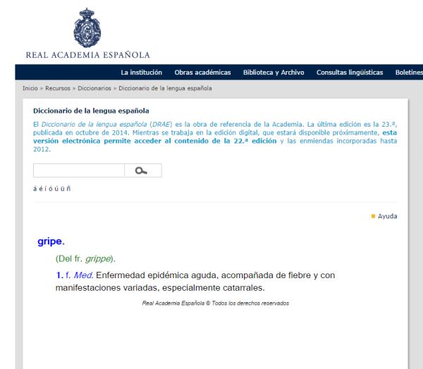 Cómo se dice gripa o gripe - gripe