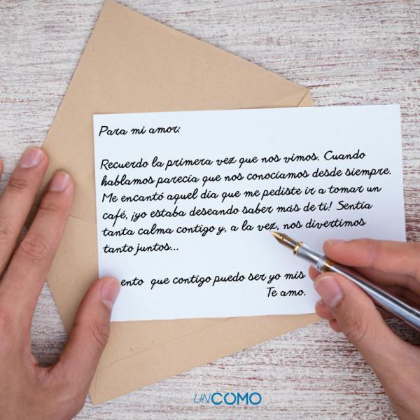 escribir una carta de declaración