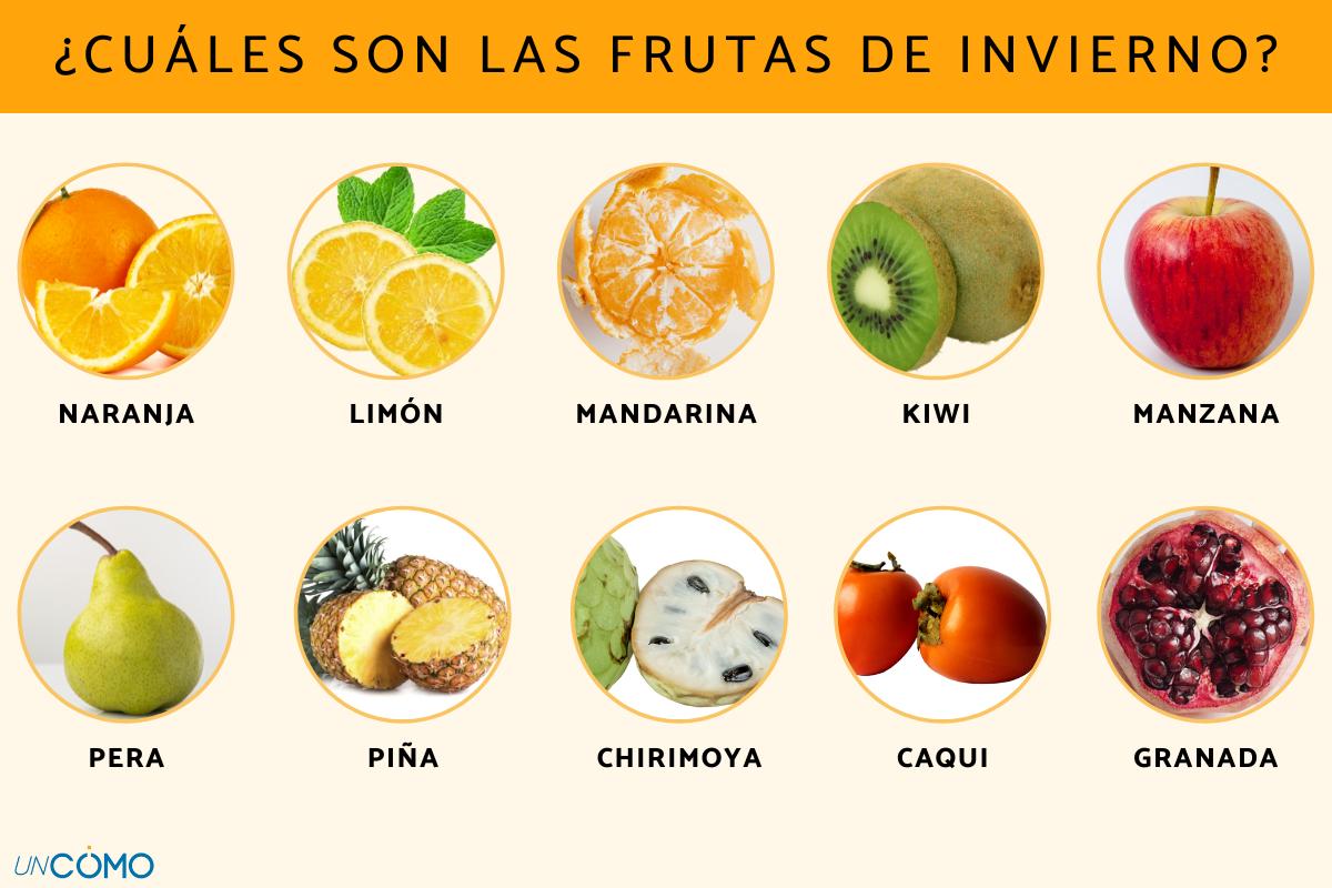 Cuáles son las frutas de invierno