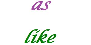 Cuál es la diferencia entre as y like en inglés