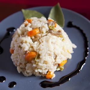 Cómo hacer un risotto con lomo y setas