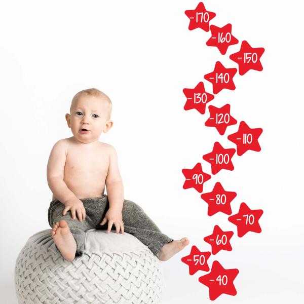 Transforma la habitación de tus peques con vinilos infantiles y decoración - Vinilos medidores para ver cómo crecen de rápido