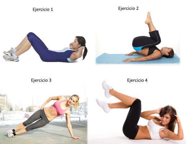 Trucos para un vientre plano - Trabajar los músculos abdominales 