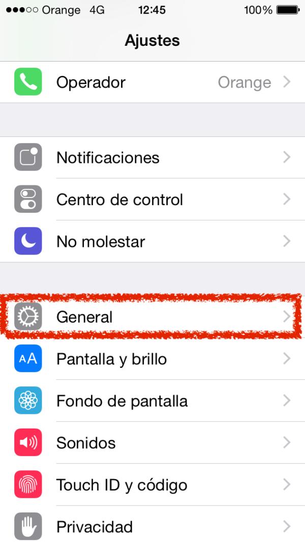Cómo liberar espacio en mi iPhone 6 - Paso 1