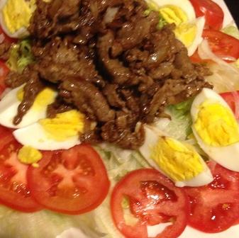 Cómo hacer una ensalada de ternera