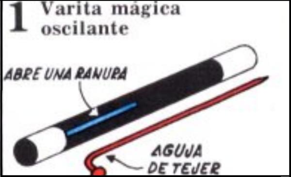 Cómo hacer el truco de la varita mágica oscilante - Paso 1