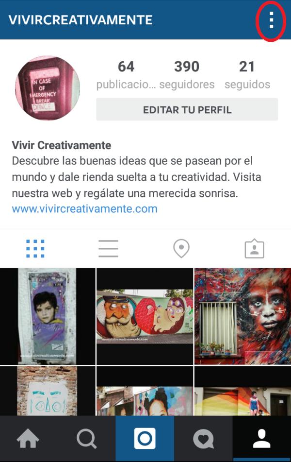 Cómo buscar a alguien en Instagram - Paso 5