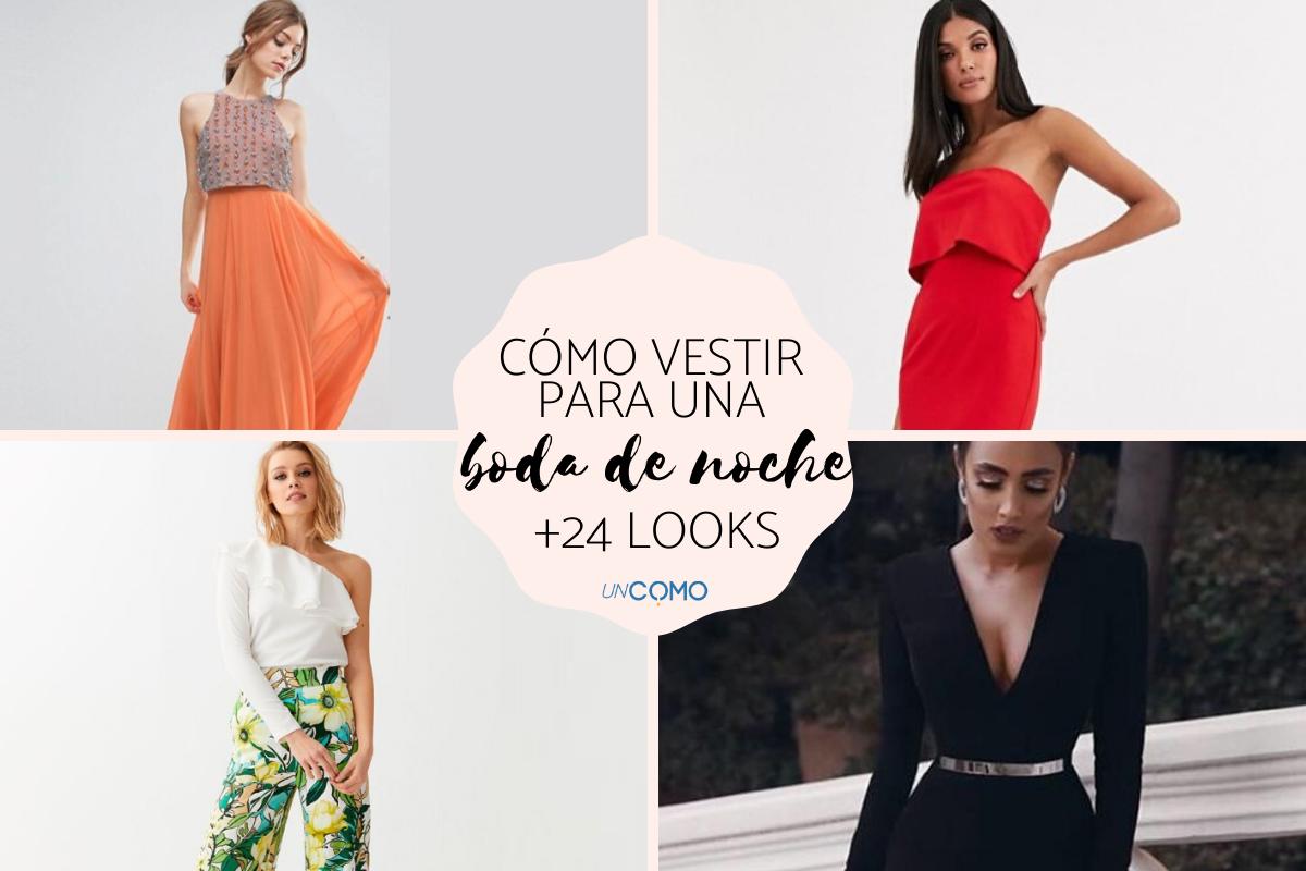 Cómo vestir para una boda de noche